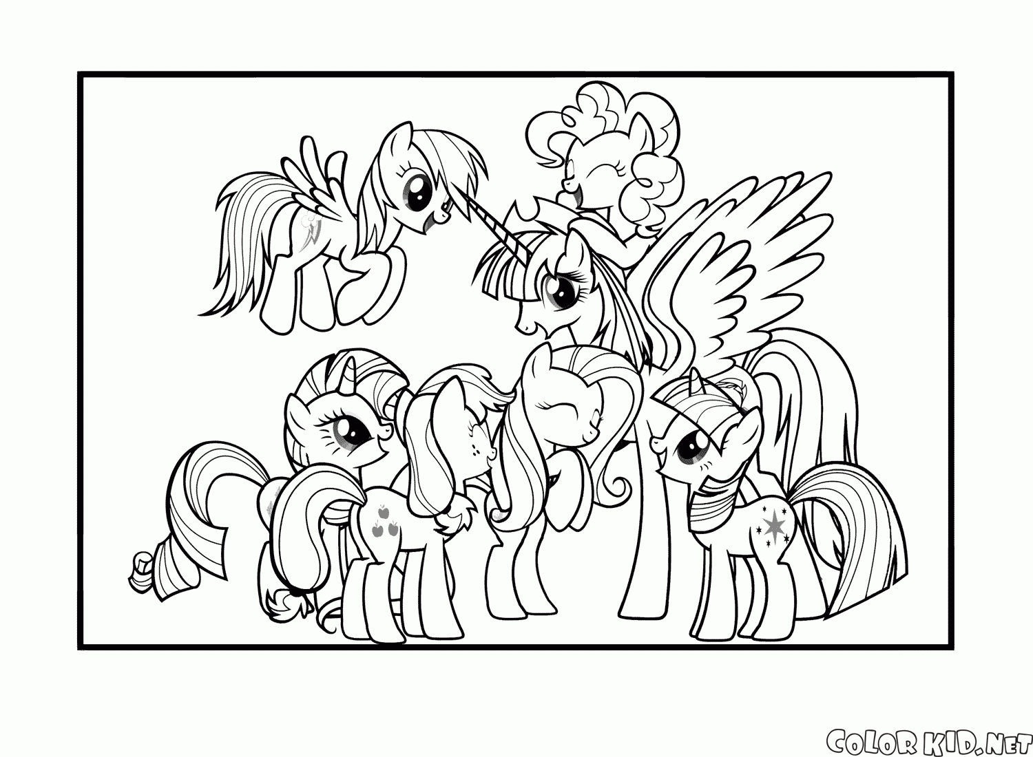 My Little Pony Trixie Coloring Pages