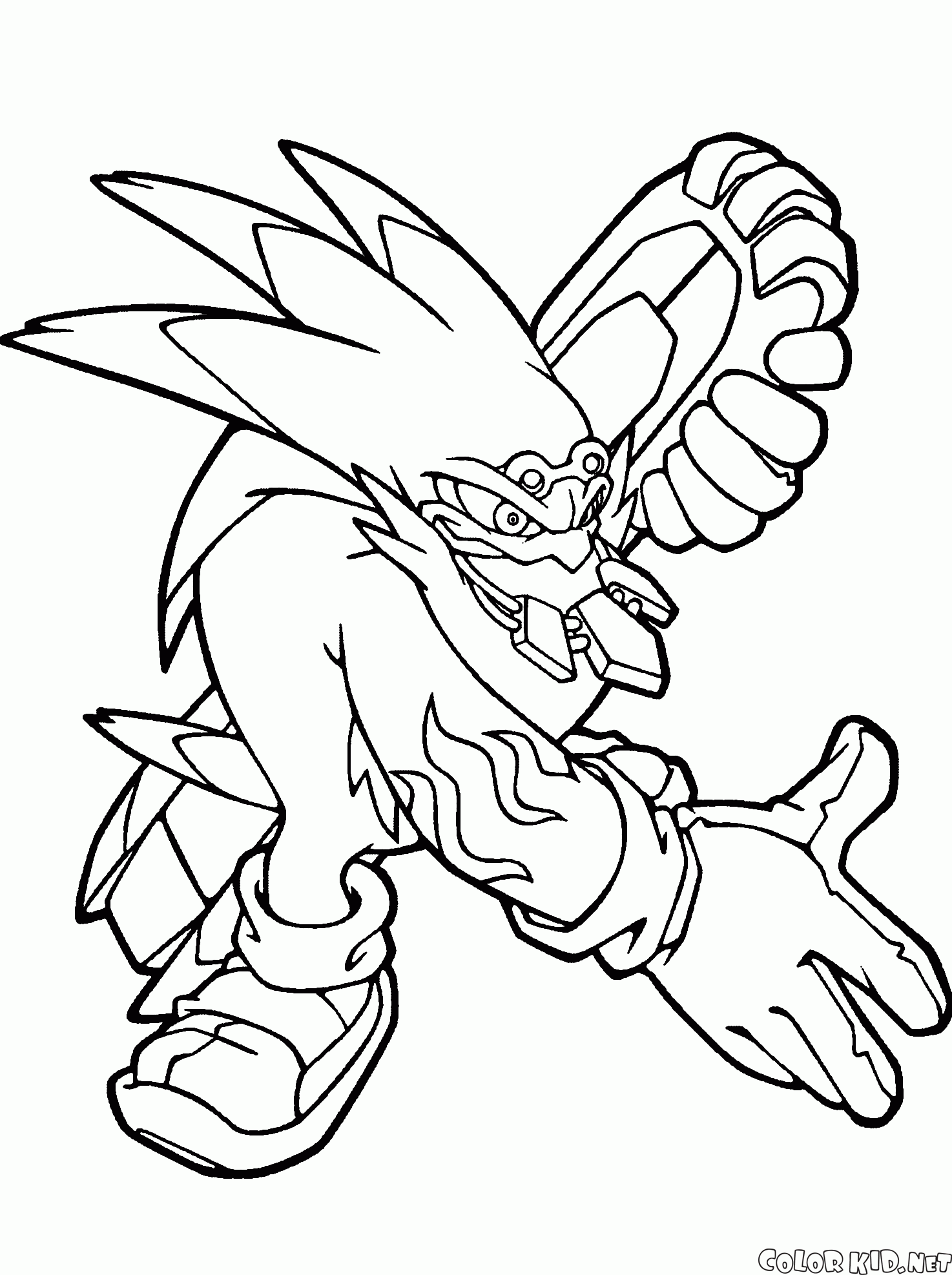 Disegni da colorare - Sonic X