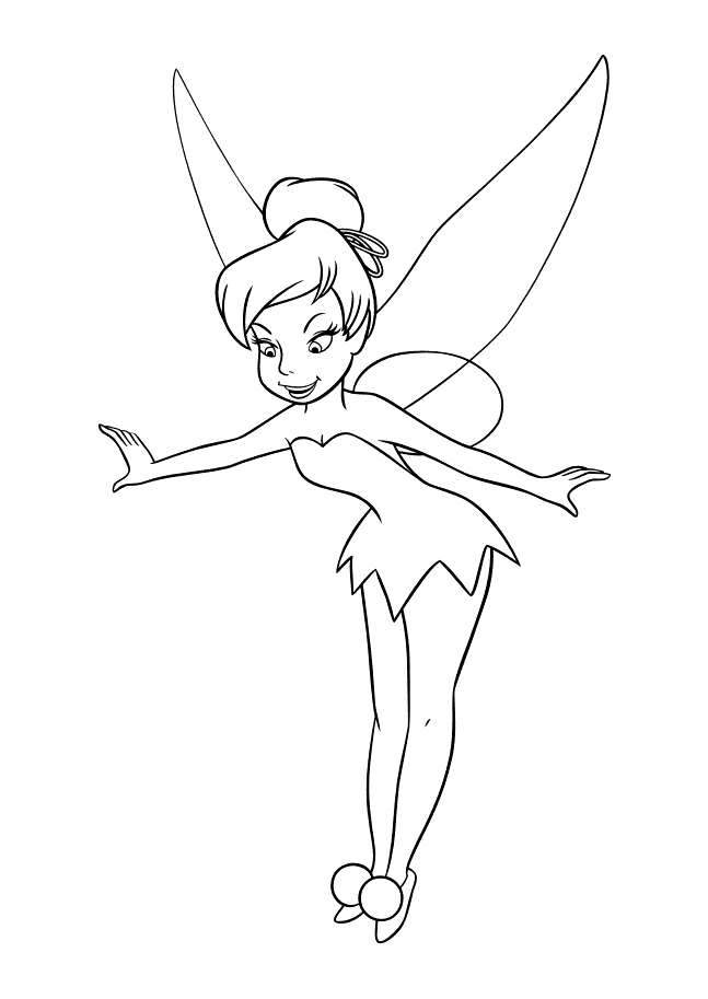disegni da colorare  fairy ballerina
