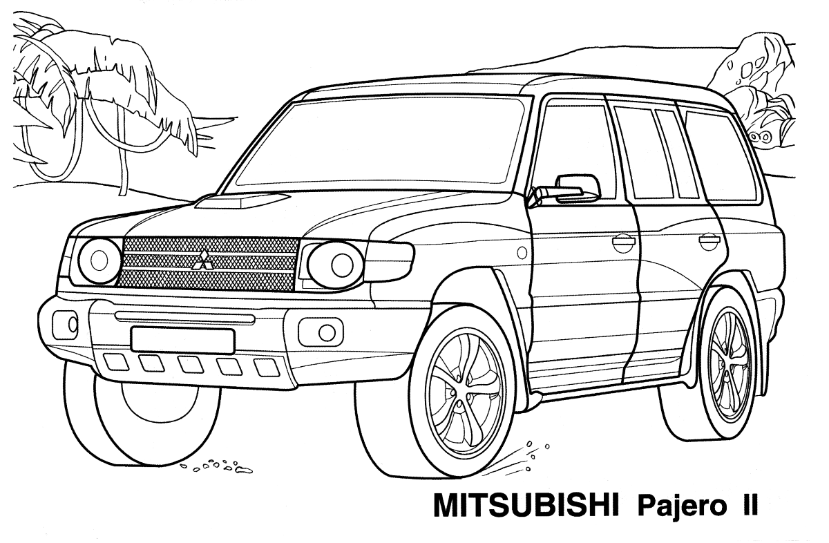 Download Disegni da colorare - Giapponese Jeep