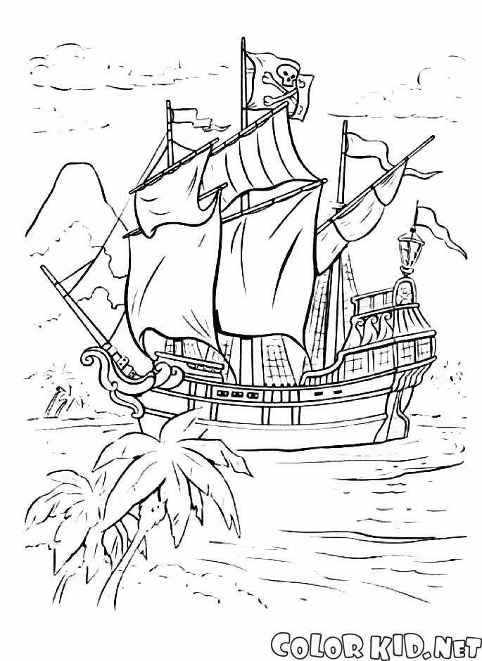 Nave pirata di James Hook