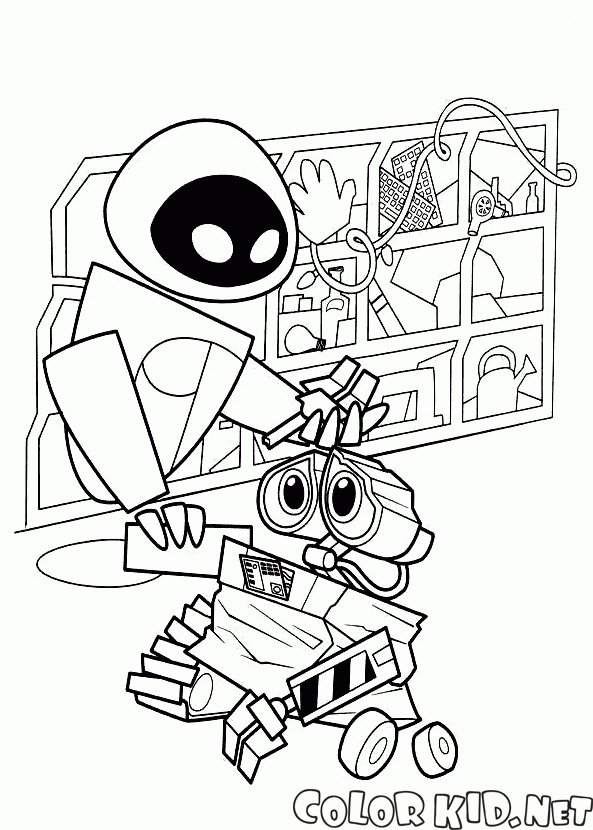 EVE e WALL-E sono amici