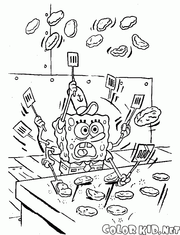 SpongeBob ai fornelli