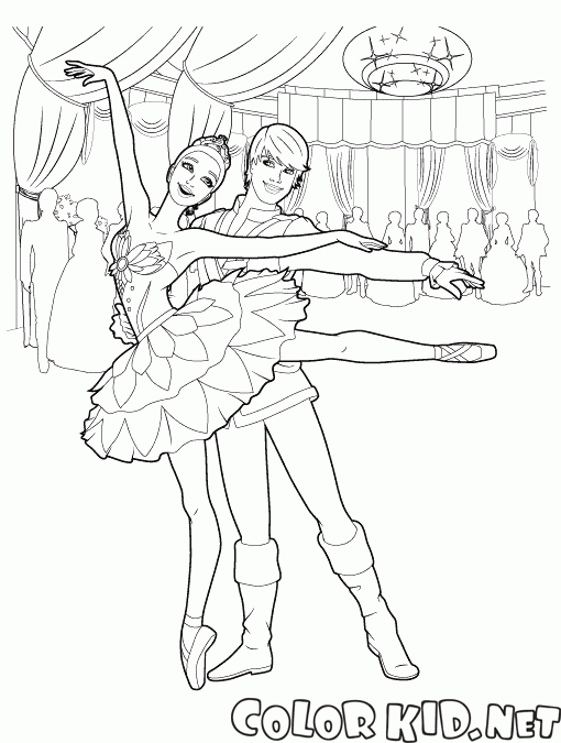 Ballerina con un partner
