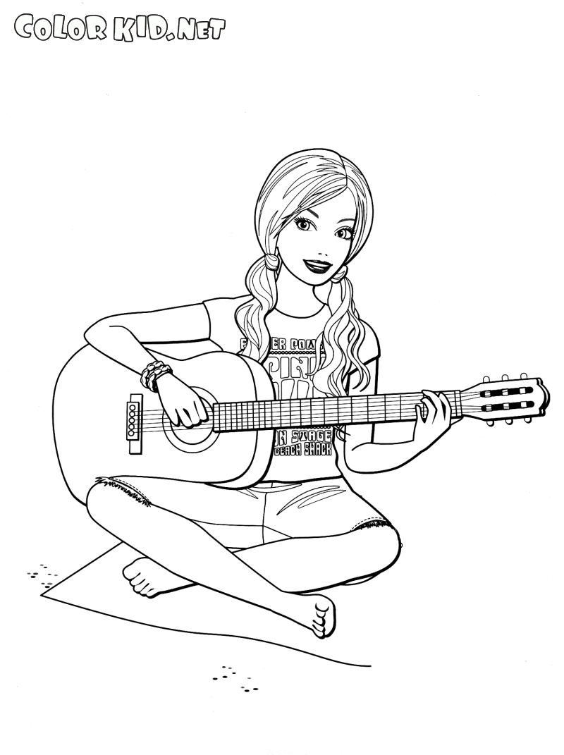 Barbie con chitarra