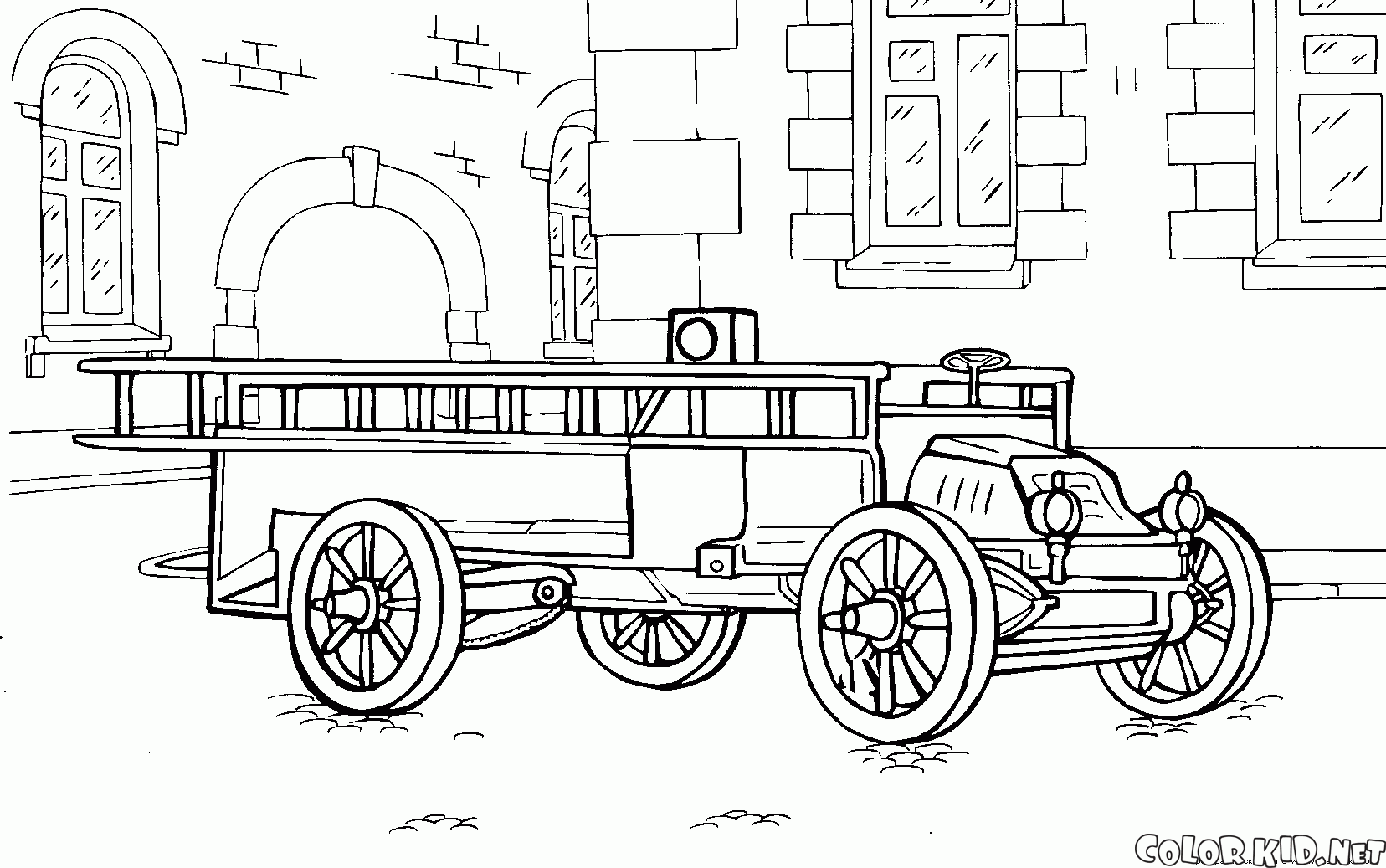 Camion dei pompieri 1904 anno