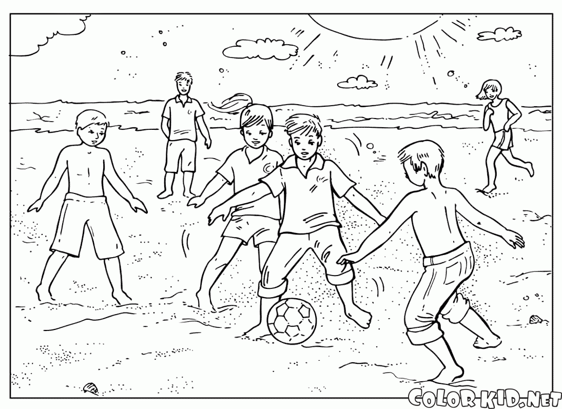Calcio sulla spiaggia