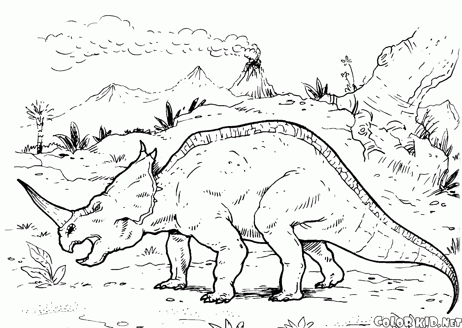 Centrosaurus viaggia il mondo