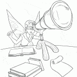 Scribble e il suo telescopio