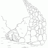 Torretta di pietra di mostro