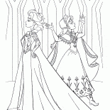 Elsa e Anna nel castello