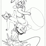 Seduto su un tappo di sughero