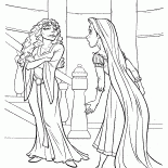 Madre Gothel e Rapunzel