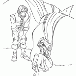 Rapunzel pianto