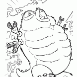 Insettosauro attaccato