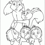 Skunk, scoiattoli e porcospini