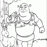 Shrek beve una pozione