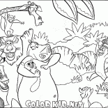 Gloria con un lemure