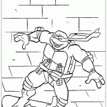 Rafael su uno skateboard