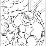 Donatello a combattere