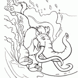 Manny in acqua