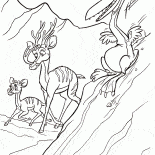 Gli animali fuggono alla nave