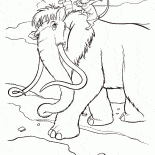 Crash e Eddie sul mammut