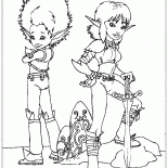 Arthur e Selenia nella campagna