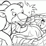 Mowgli trova una pantera