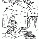 Pocahontas è la cucina