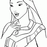Medaglione Pocahontas