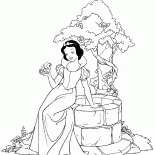 Biancaneve al pozzo
