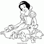 Snow White animali domestici animali