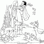 Principe e Biancaneve si sposano