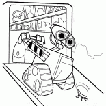 WALL-E e scarafaggio