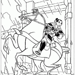 Mulan in combattimento