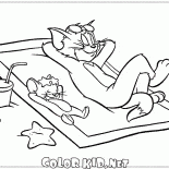 Tom e Jerry in spiaggia