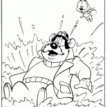 Monty, Zipper e acqua