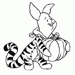 Piglet su Halloween