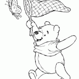 Winnie cattura farfalla