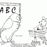 Il gufo e il piccolo canguro