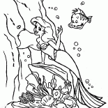 La Sirenetta e Flounder