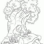 Alice era addormentato sotto lalbero