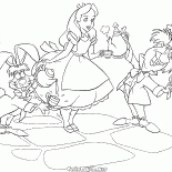 Lepre, Alice e Cappellaio