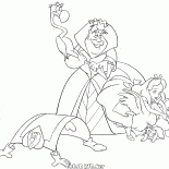 Alice gioca a croquet