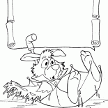 Coniglio galleggianti bianchi