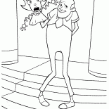 Spettacolo di burattini attore