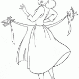 Cenerentola mette su un grembiule