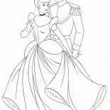 Cenerentola e il principe al ballo