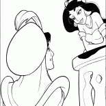 Aladdin e Jasmine si incontrano